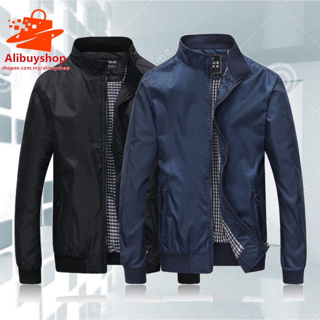 Casual Men Jacket iJaketi iBomberi Good Quality iShopeei Malaysia