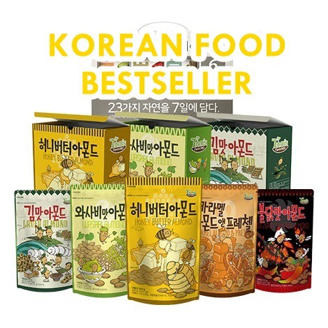 LowestPrice Korean Almond Snack - Tom's Farm Honey Butter Nuts 190g
