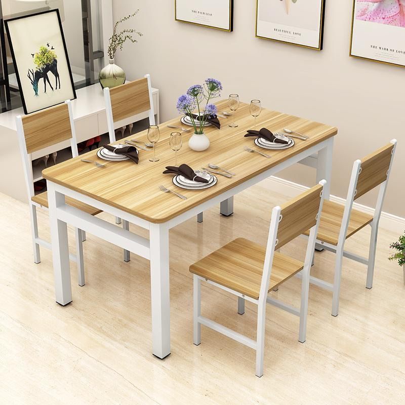 Meja Makan 4 Seater / Dining Table 4 pax / Meja 120cm / Wooden Table ...