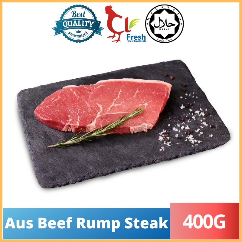Australian Beef Rump Steak 400-500g (Grade AA) Vacuum Packed