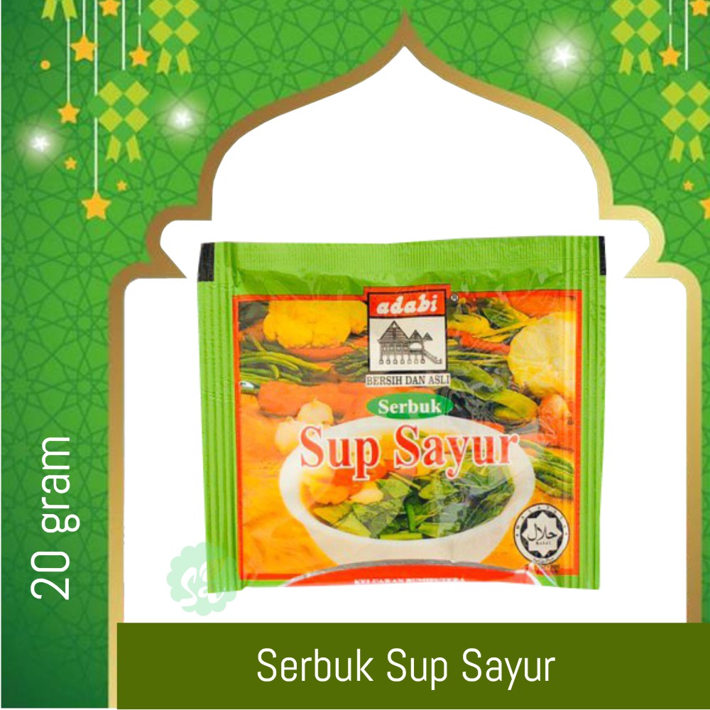 Best Product Serbuk Sup Sayur Adabi 20g