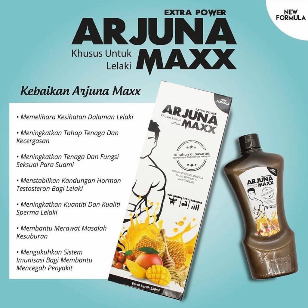 Dherbs Jus Arjuna Maxx Extra Power Shopee Malaysia