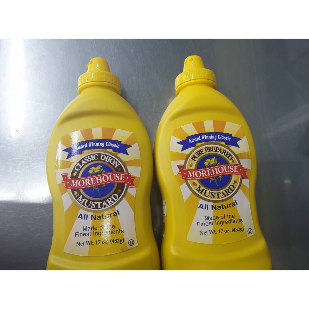 Morehouse Pure Prepared Mustard and Classic Dijion Mustard (HALAL