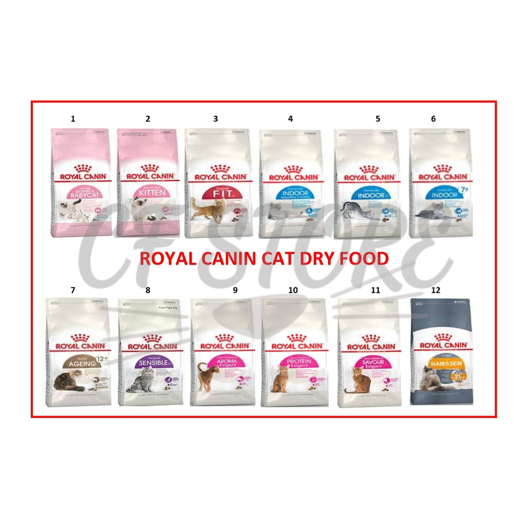 ROYAL CANIN Dry Cat Food 100 Authentic Genuine Product Shopee Malaysia