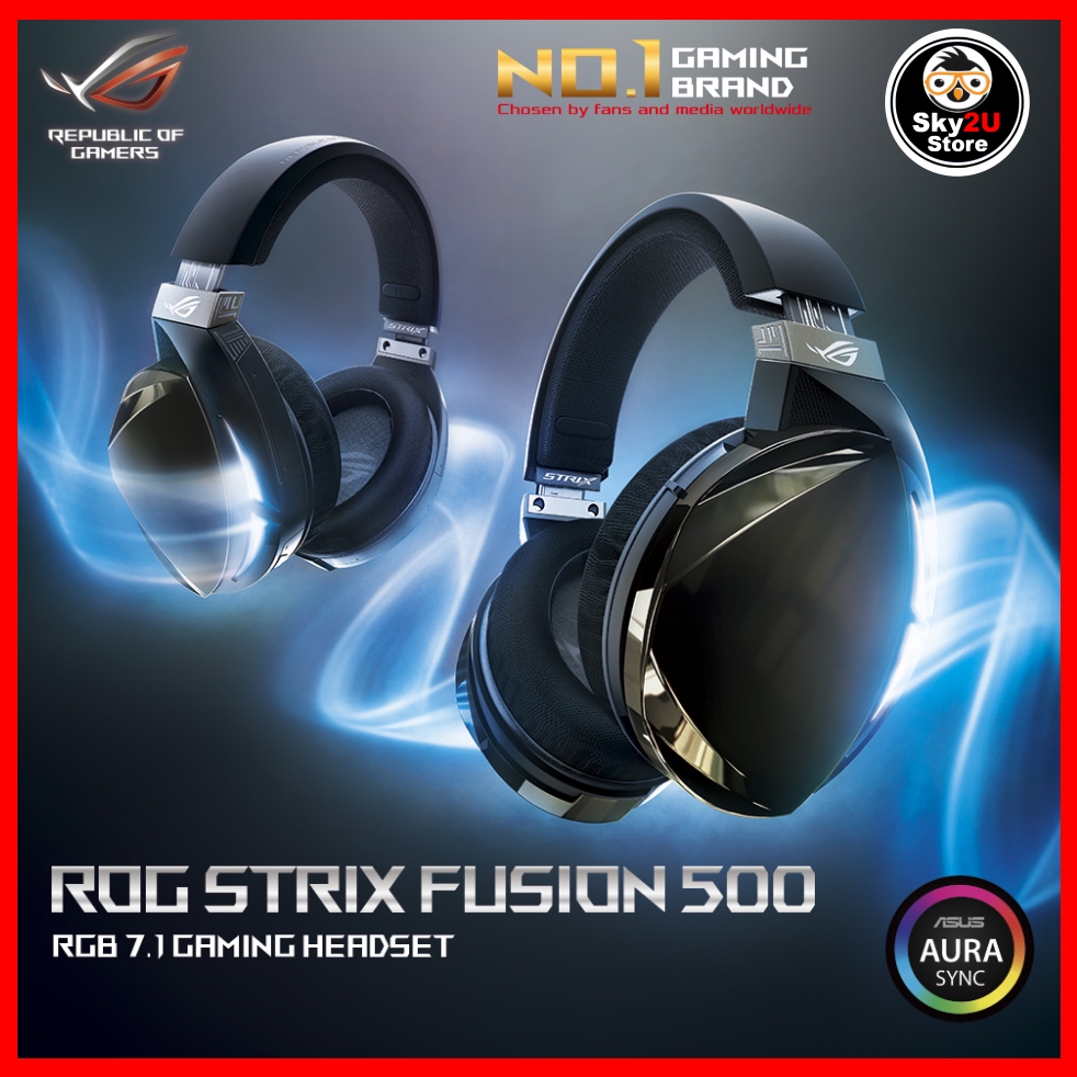 Asus ROG Strix Fusion 500 Virtual 7.1 RGB Gaming Headset | Shopee Malaysia