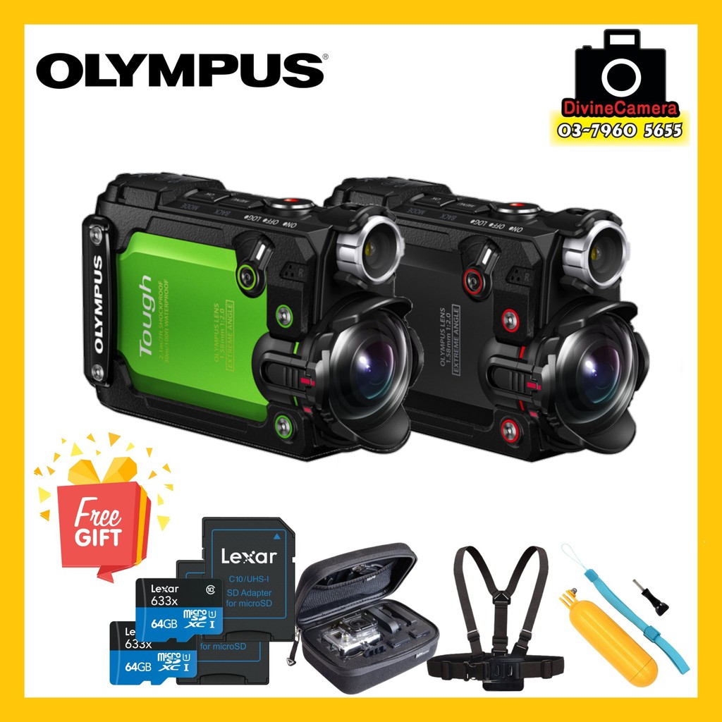 Olympus Stylus Tough Tg Tracker Action Camera Shopee Malaysia