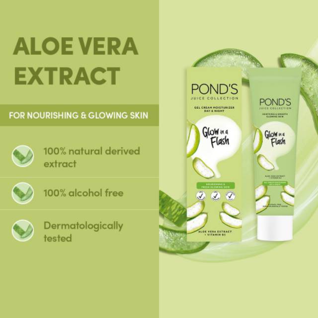 pond's juice collection moisturizer aloe vera