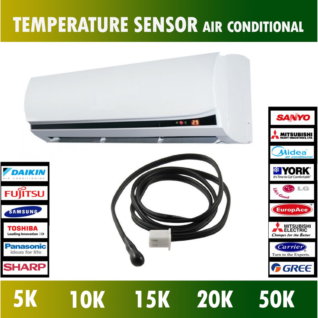 Air Conditioner Temperature Sensor coil 5k 10k 15k 20k 50k AIRCOND ROOM