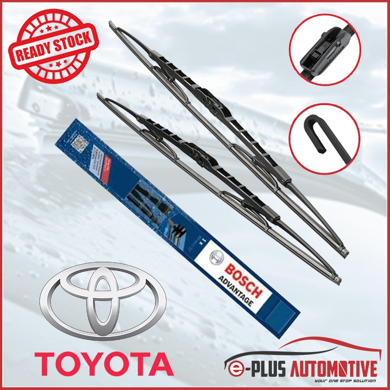 Original Bosch Advantage Windshield Wiper Blades Toyota Car Model