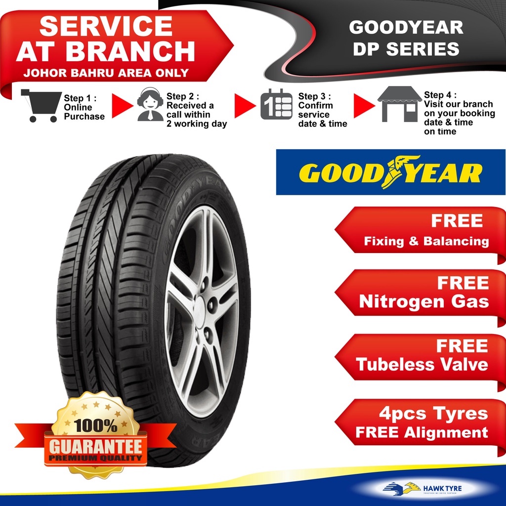 175 65R14 185 60R15 Goodyear DP D1 DP V1 Duraplus Range Tyre For 