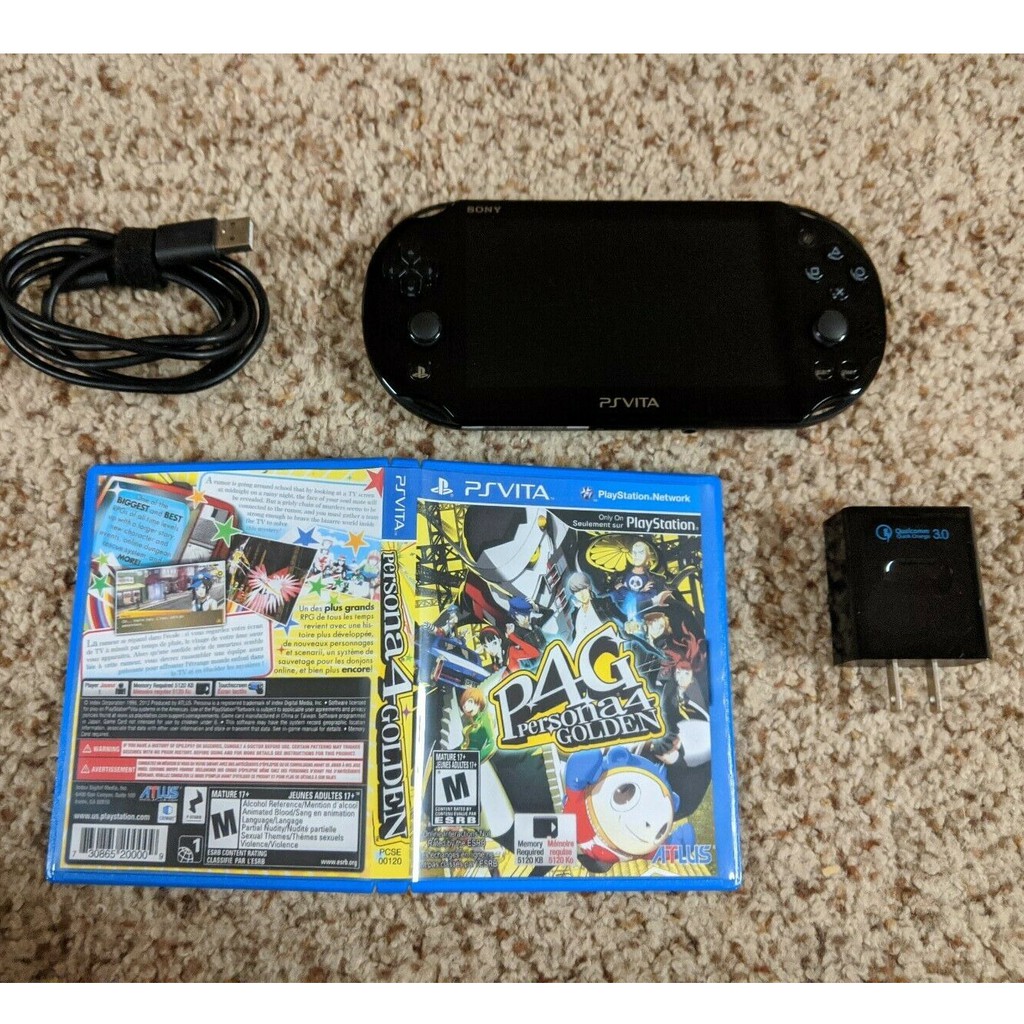 Sony Ps Vita Bundle Model Pch 1001 W Charger Bundle 2 Games Shopee Malaysia