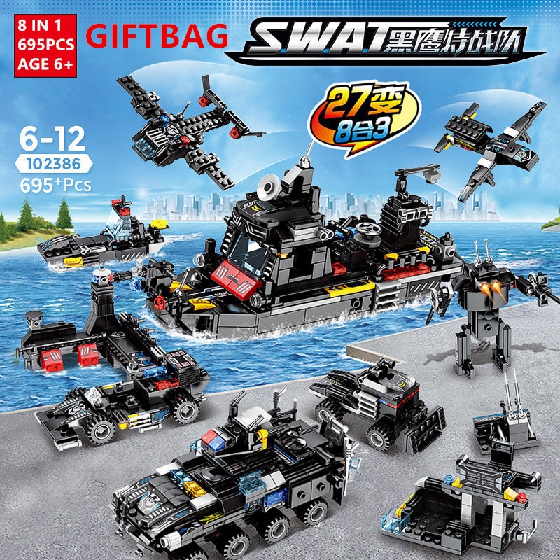 lego swat truck set