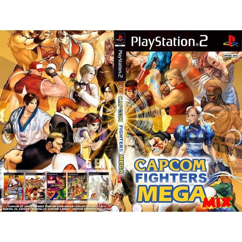[PS2 GAME DISC] Street Fighter 2 Mega Collection 6 in 1 Shopee Malaysia