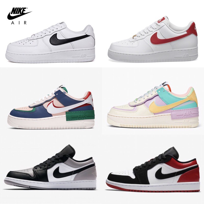 READY STOCK NIKE Air Force 1 One AF1 ZOOM Men Women Shoes Low Top ...
