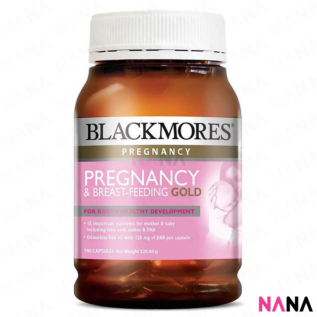 Blackmores Pregnancy and Breast Feeding Gold 180cap Shopee Malaysia