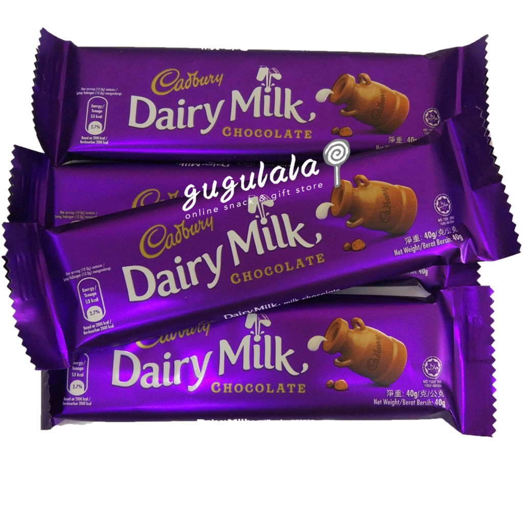 Cadbury Dairy Milk Chocolate 40g | Shopee Malaysia