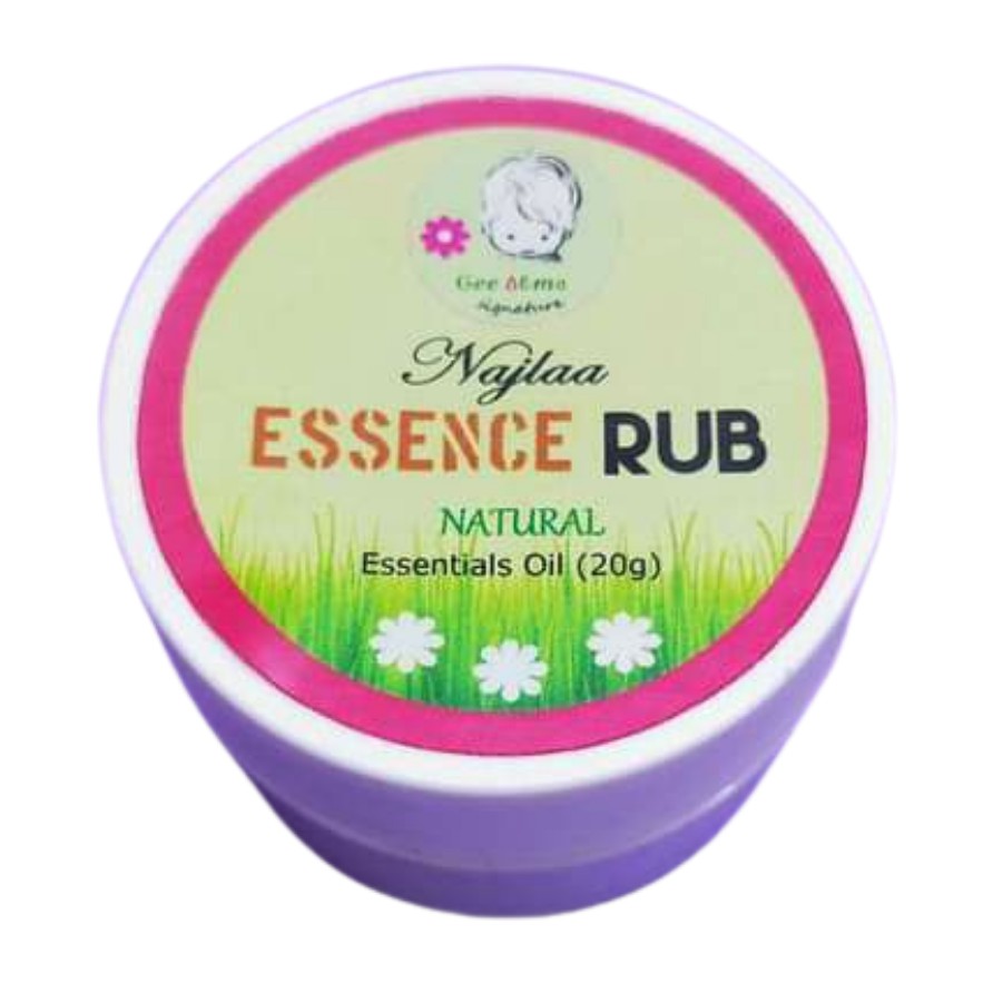 NAJLAA Essence Rub  Herbal Balm ~ Selsema , Batuk , Kahak 