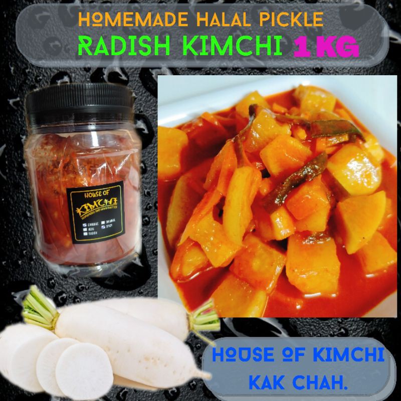 Buy Homemade Halal Kimchi Lobak Putih Radish Kimchi 1kg Seetracker Malaysia