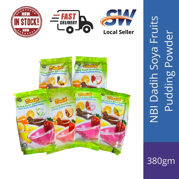 NBI Dadih Soya Fruits Pudding Powder 380g Shopee Malaysia