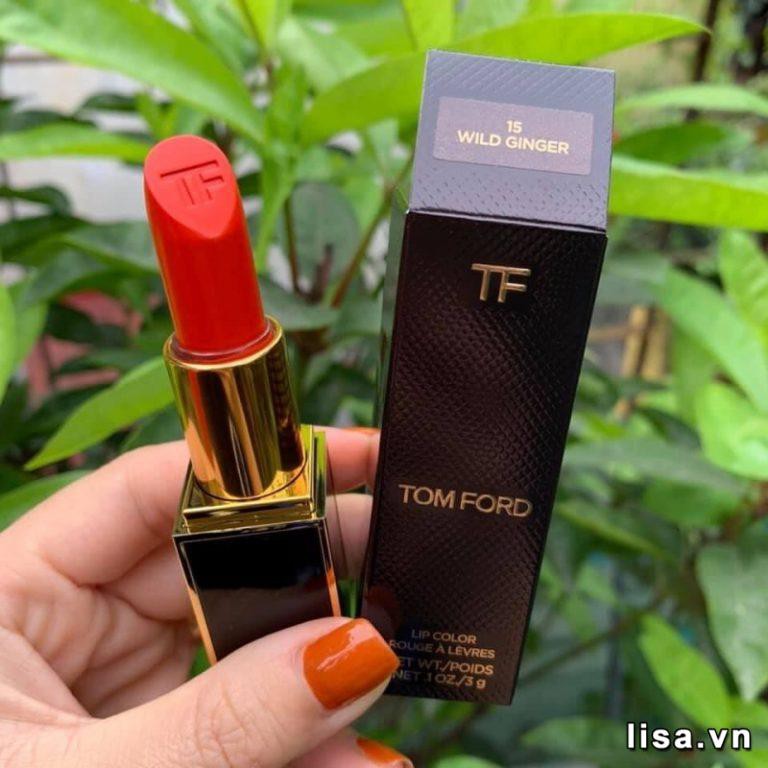 Genuine] Tom Ford 15 Wild Ginger Red Orange Lipstick Full Size | Shopee  Malaysia
