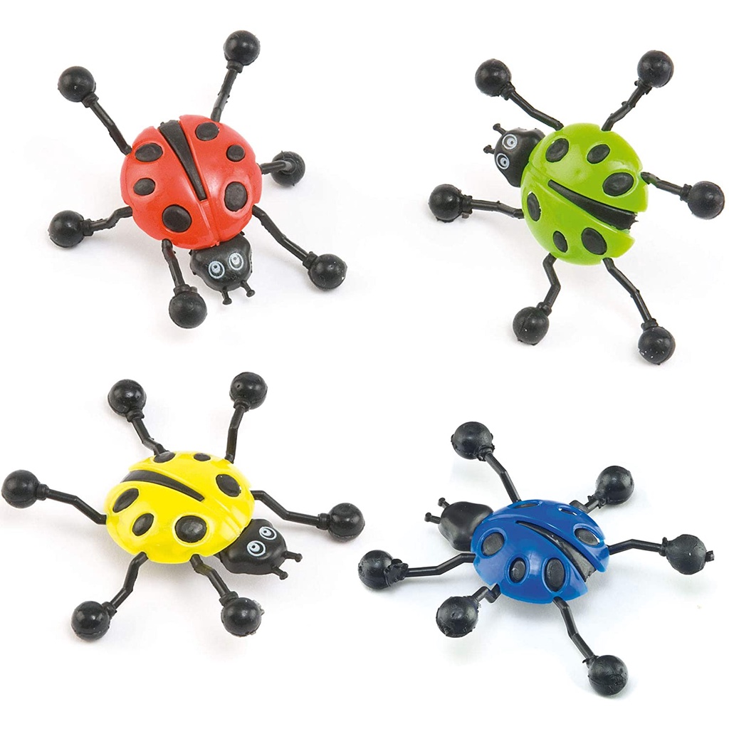 Fidget Toy Ladybird Wall Crawlers with Sticky Feet (1 piece) | Shopee ...