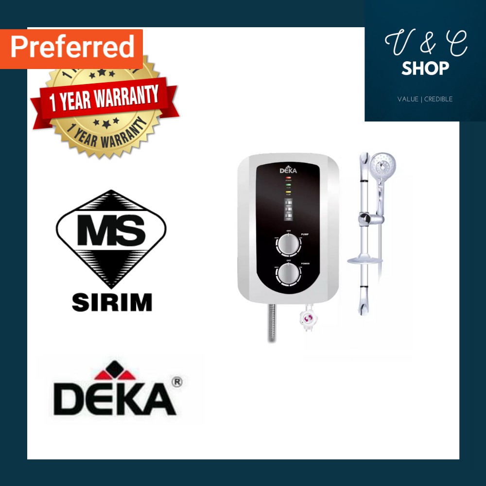 DEKA INSTANT WATER HEATER WITH PUMP (AC) DK1-热水器 | Shopee Malaysia