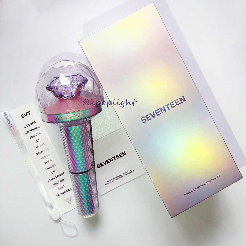 Ready on Stock Official Seventeen Lightstick Ver.2 Caratbong Fans