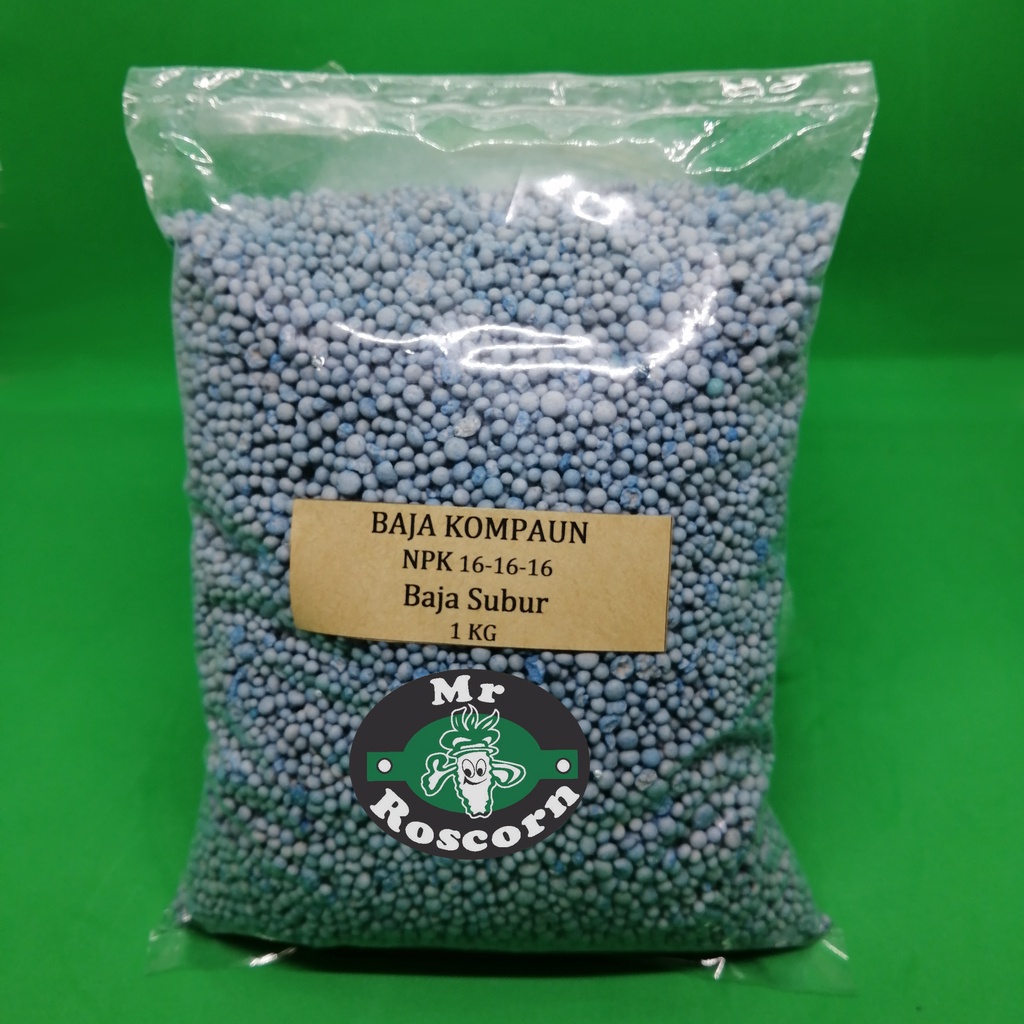 Baja Npk 16 16 16 Baja Subur Tumbesaran Pokok 1kg Shopee Malaysia