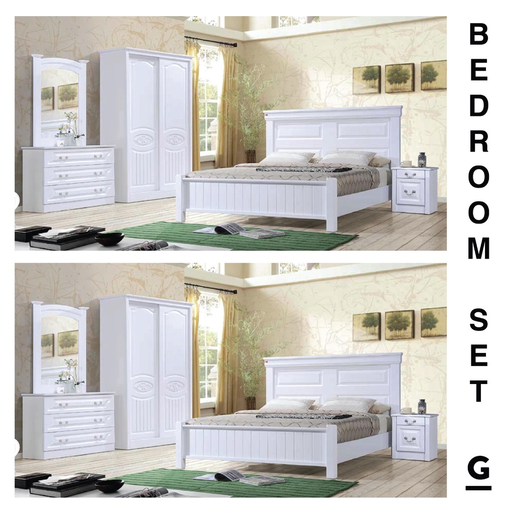 MODERN BEDROOM SET /WARDROBE / BEDFRAME/ DRESSING TABLE/ SIDE TABLE ...