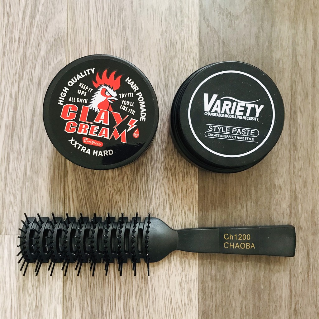 Combo Cock Crease Hair Wax + Variety Matte Lasting Hair Wax | Shopee  Malaysia