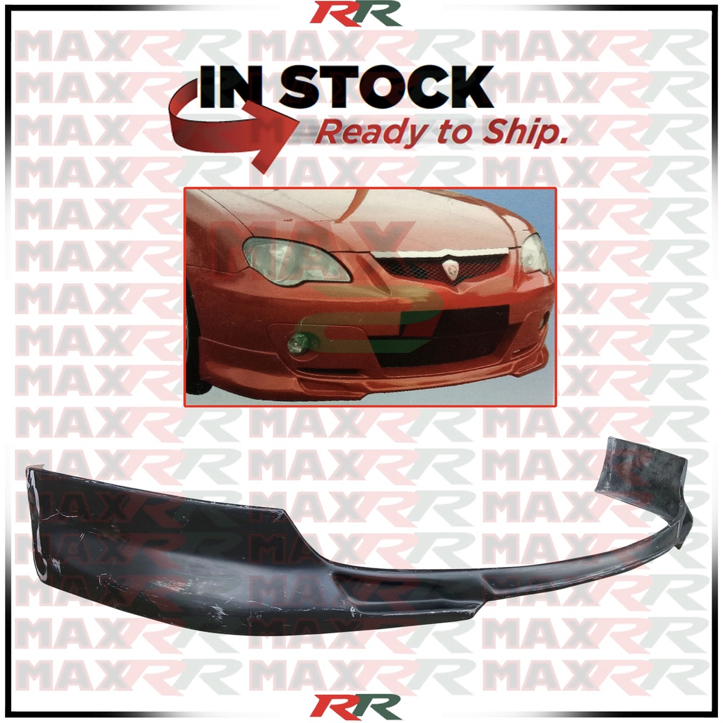 Proton GEN2 (Promote2) Style Front Skirt Bumper Lower Lip Spoiler Fiberglass Fiber Body Kit Part
