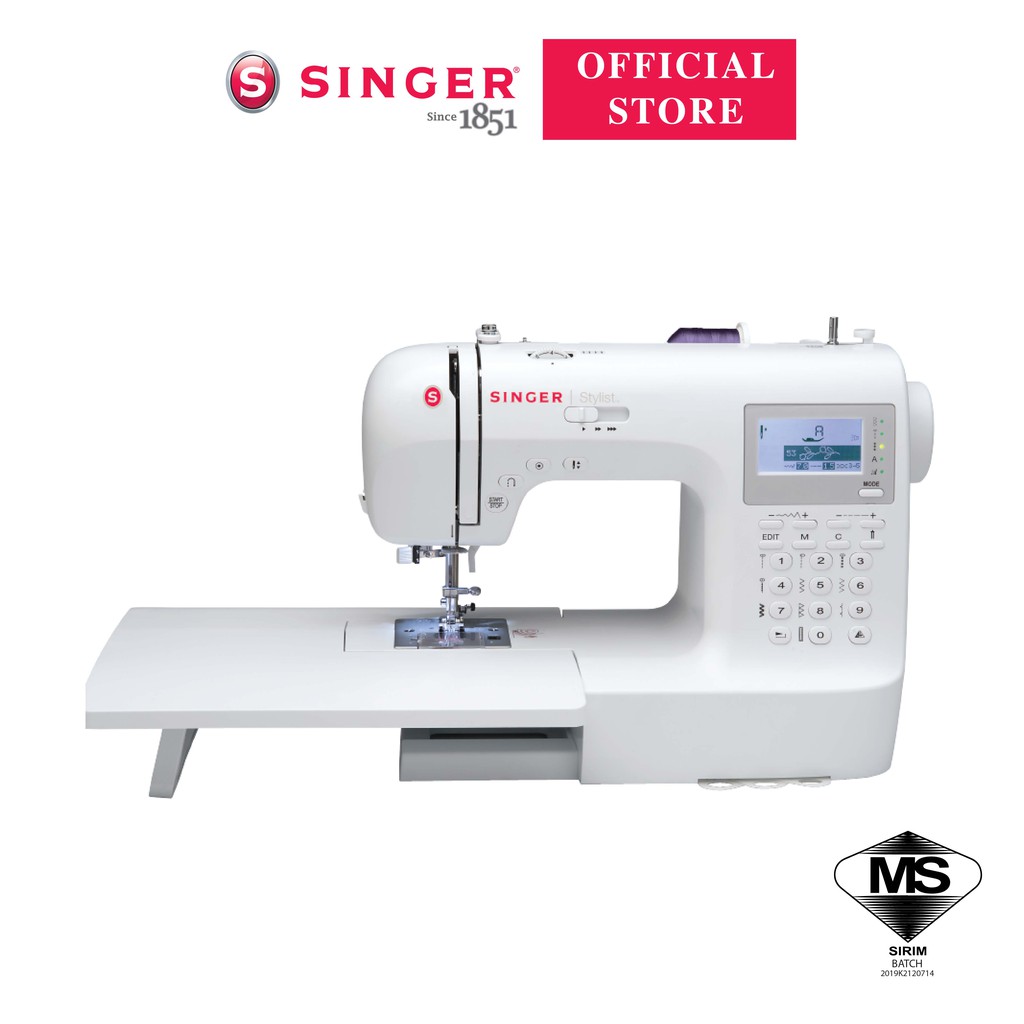 Singer stylist sewing machine 9100 shopee malaysia