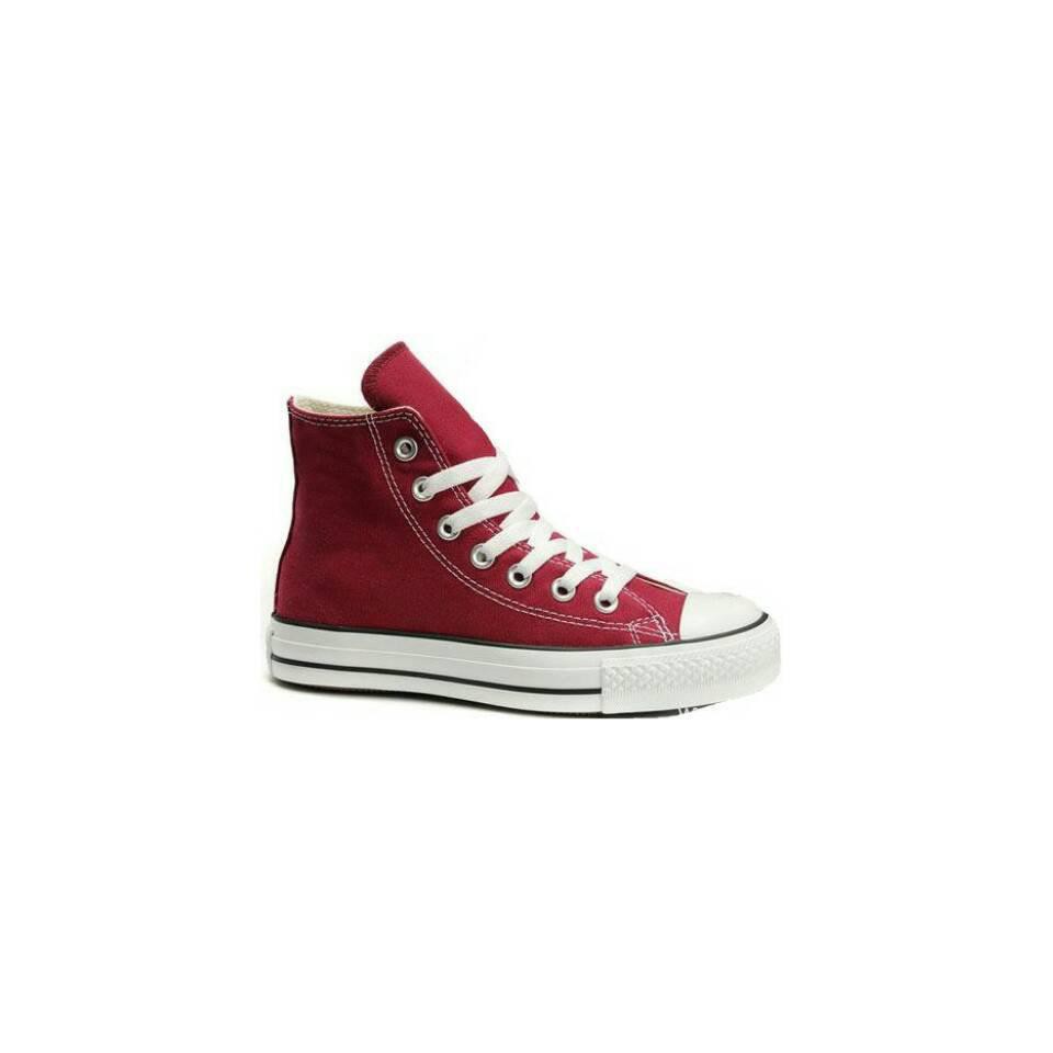 converse maroon high cut