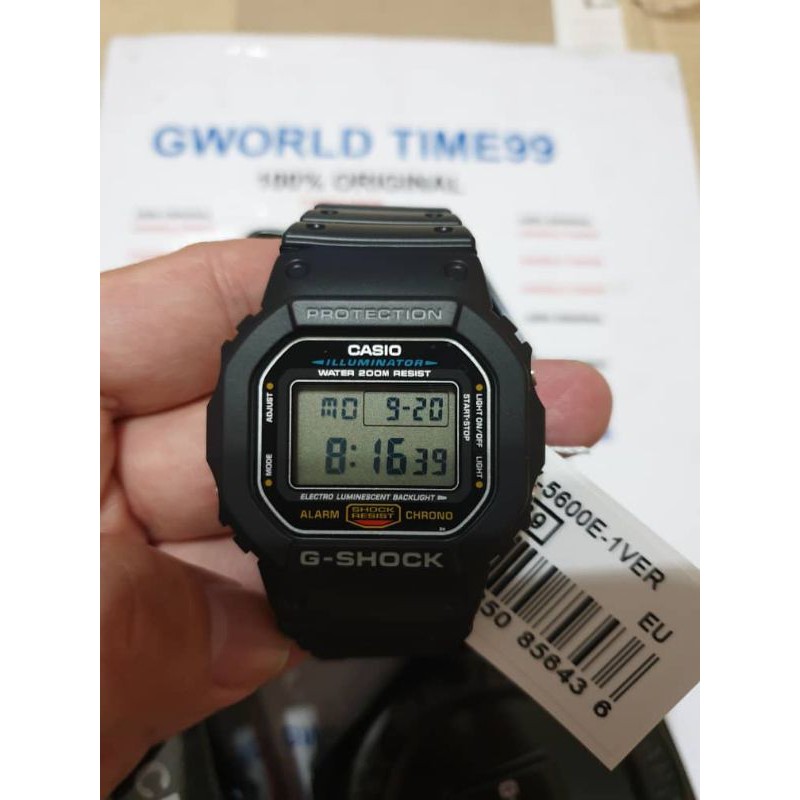 G-SHOCK ORIGINAL EURO SET DW5600E-1/DW-5600E-1/DW5600E/DW-5600E | Shopee  Malaysia