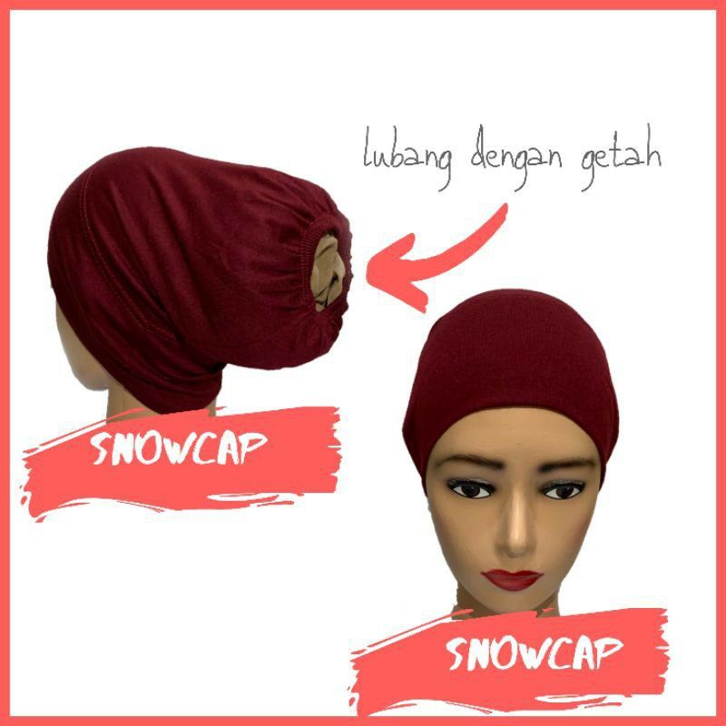 Inner Snowcap | Anak Tudung Cotton | Premium Quality Berlubang | Indonesian Cotton | Ready Stock | Ship Everyday