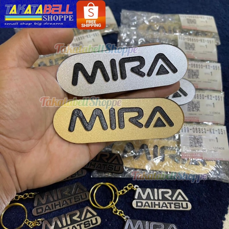 [Ready stock]Emblem mira/Emblem kancil mira daihatsu Mira Daihatsu/perodua kancil mira/L2 L5