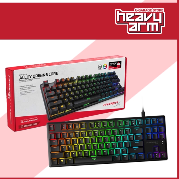 HyperX Alloy Origins Core RGB Tenkeyless Compact Keyboard HyperX