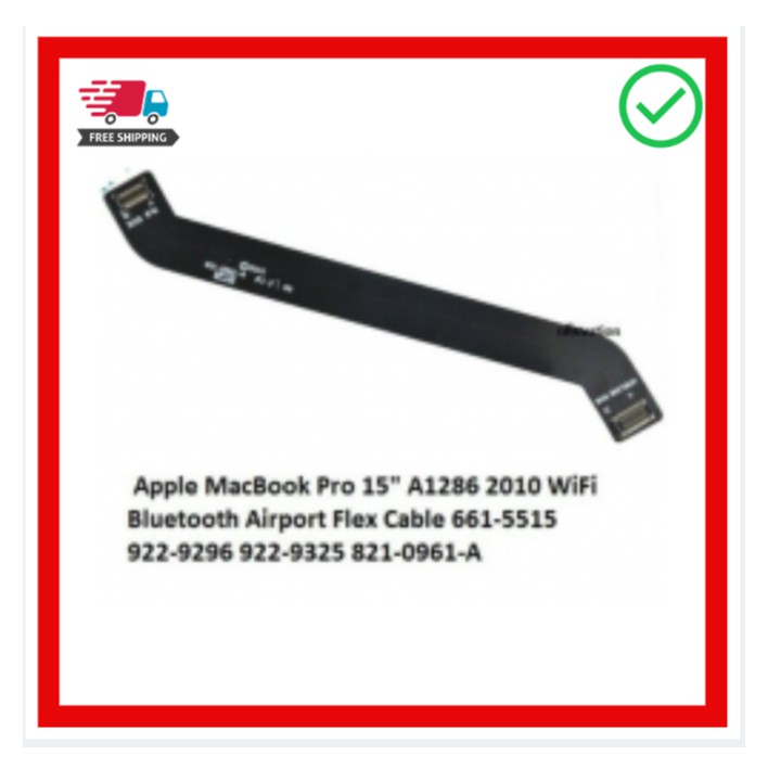 NEW WiFi Bluetooth Airport Flex Cable 821-0961-A for MacBook Pro 15/" A1286 2010