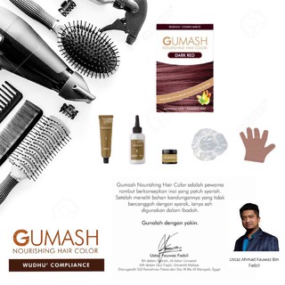 GUMASH NOURISHING HAIR COLOR GUMASH HAIR COLOR WUDHU  