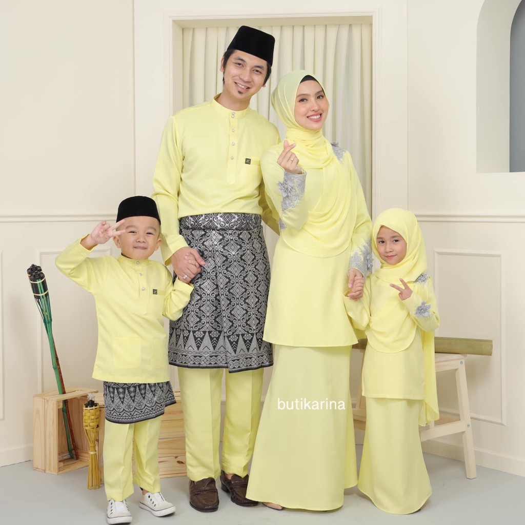  Baju Raya Sedondon Warna Kuning Malayunews