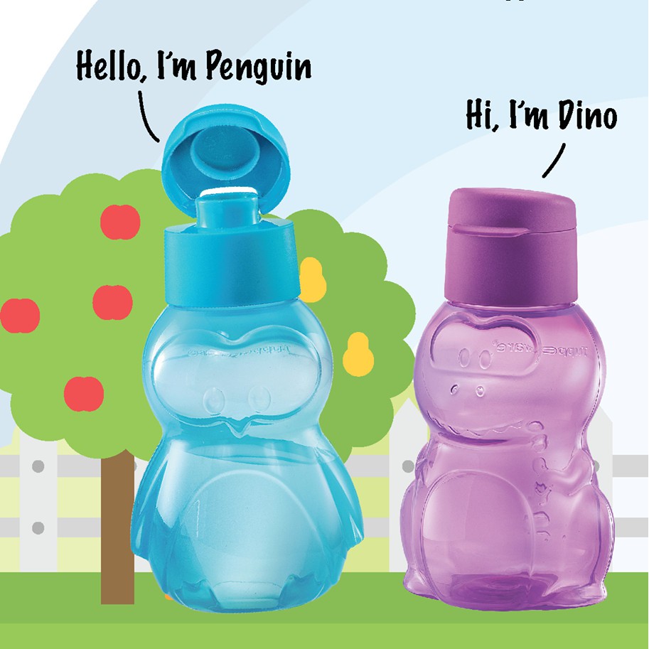 tupperware penguin water bottle