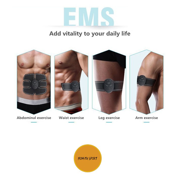 EMS Electrical Muscle Stimulation Firming Fitnes Weight ...