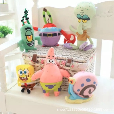 spongebob plush set