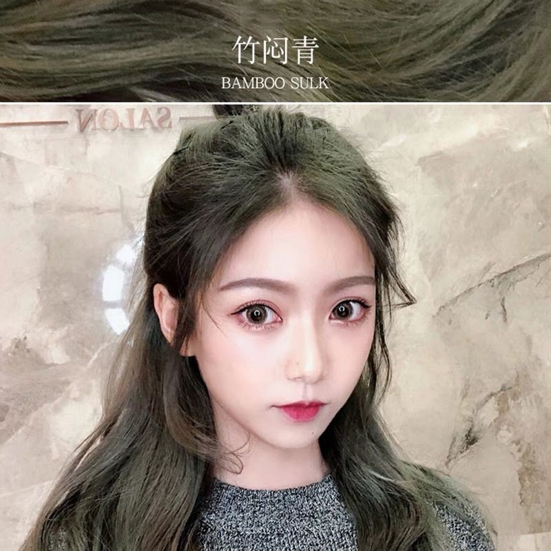 Dyed Hair Color Permanent Student Blue Black Dyes Female Dirty