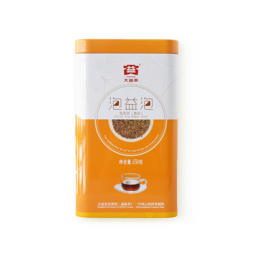 Ready Stock 大益 Taetea 1401 泡益泡 150g 熟茶 Loose Tea Leaves 1401 Pao Yi Pao Cooked Loose Tea 150g