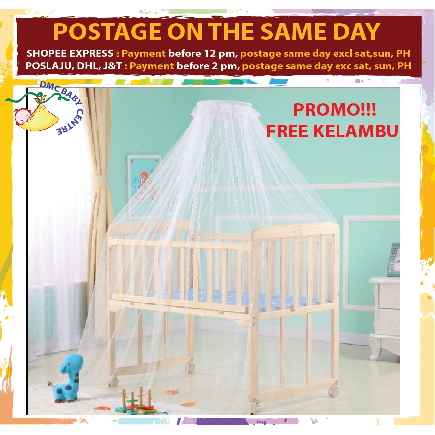 kelambu baby cot
