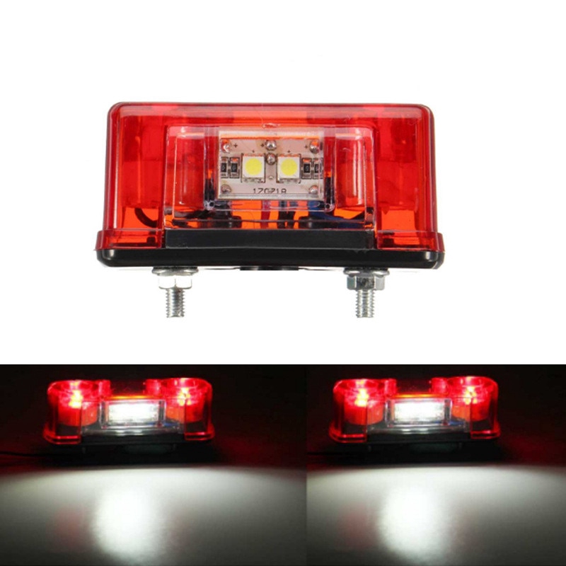 red led license plate lights