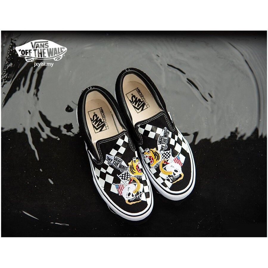 slip on vans tiger