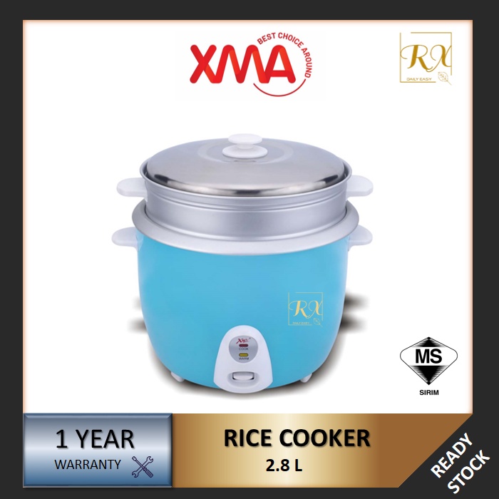 [BUBBLE WRAP] XMA RICE COOKER 2.8L XMA28RCS XMA28RCS Shopee Malaysia