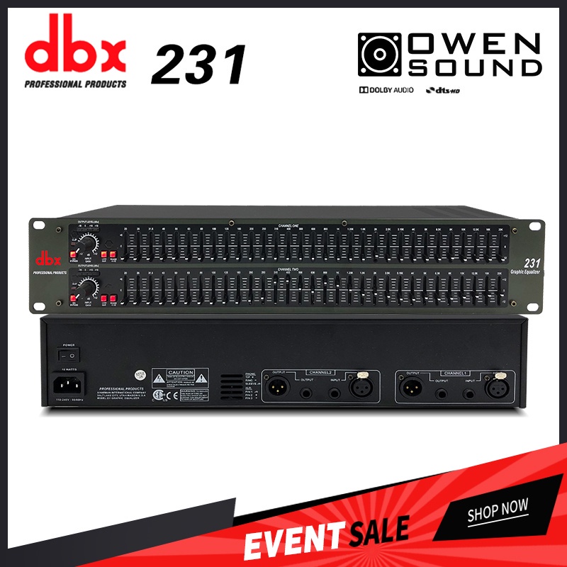 graphic equalizer dbx